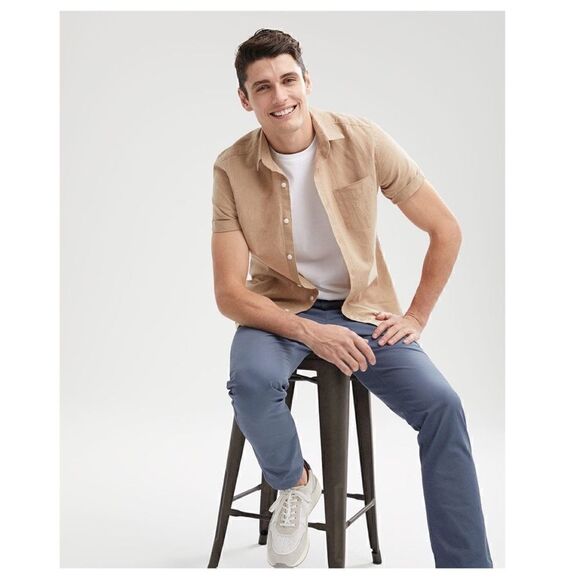 Slim Fit 5-Pocket Cotton Pant - Picture 3 of 9